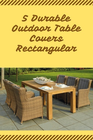 Outdoor Table Cover Rectangular