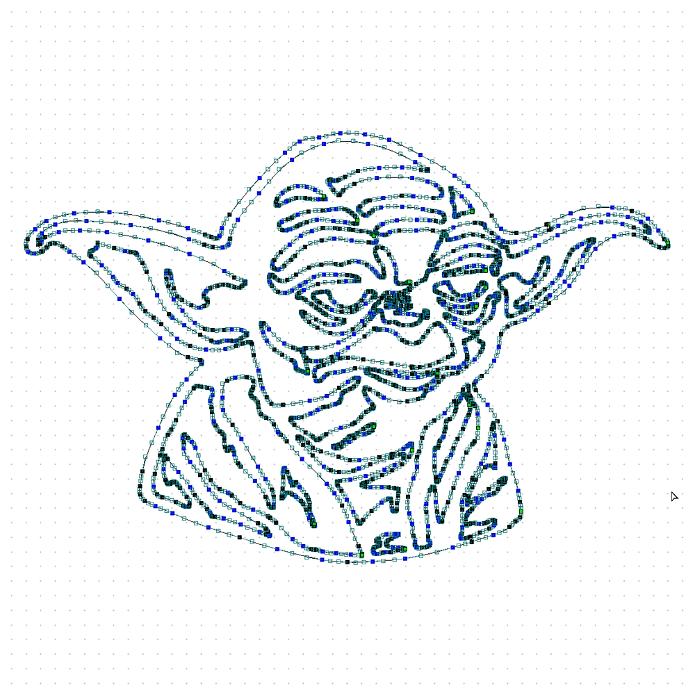 Yoda Vector Pattern Node Editor