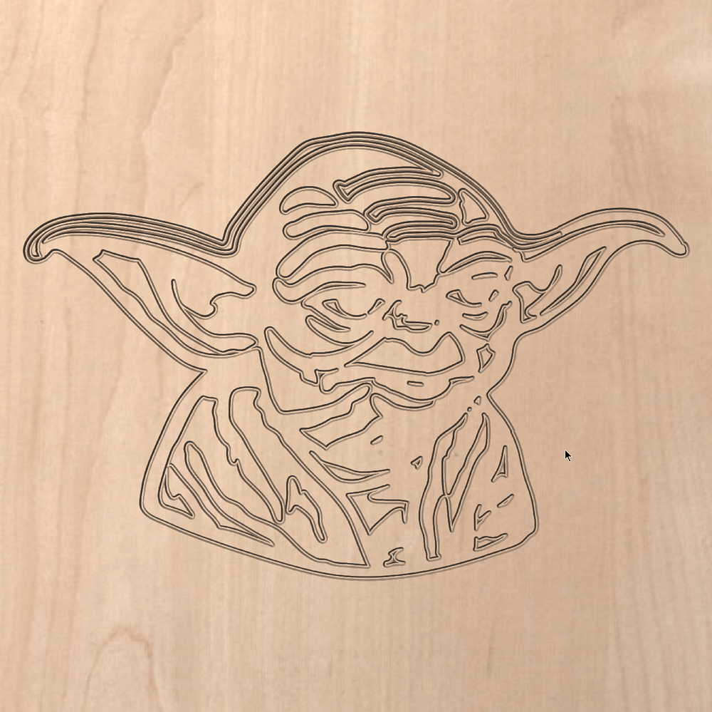 Yoda using Profile Toolpath