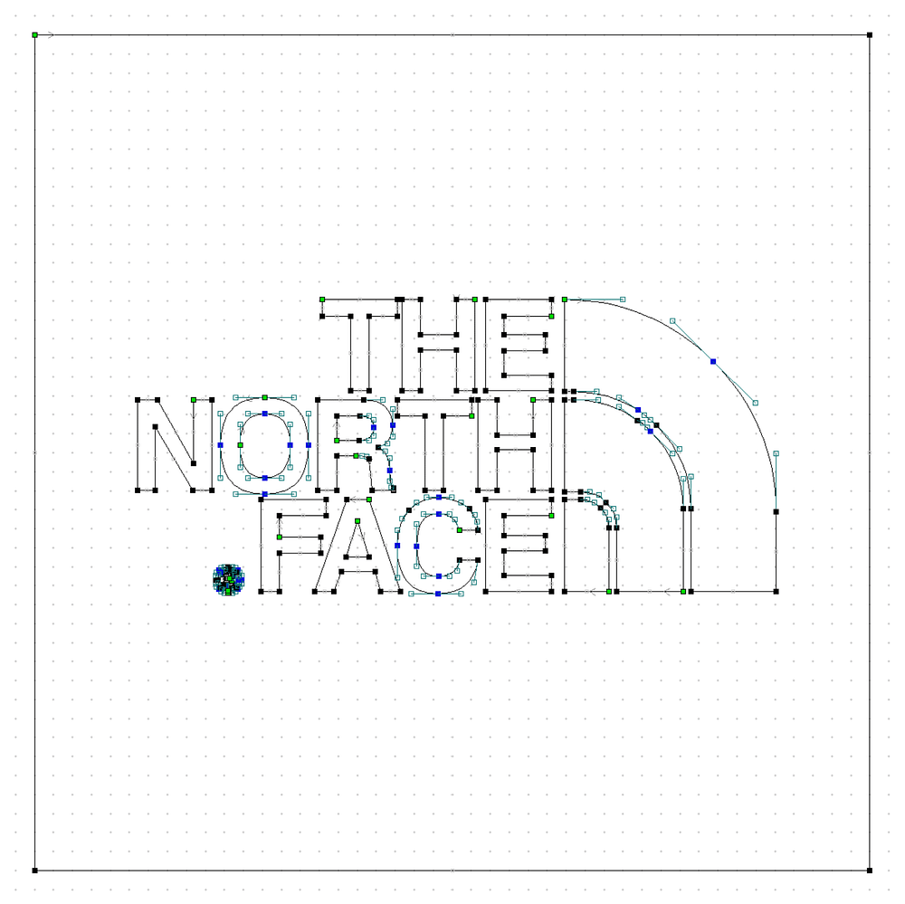 Vectors from World The North Place Logo Node Editor