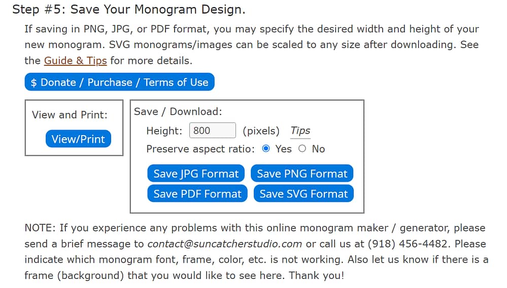 Monogram CNC Cutting Design Download