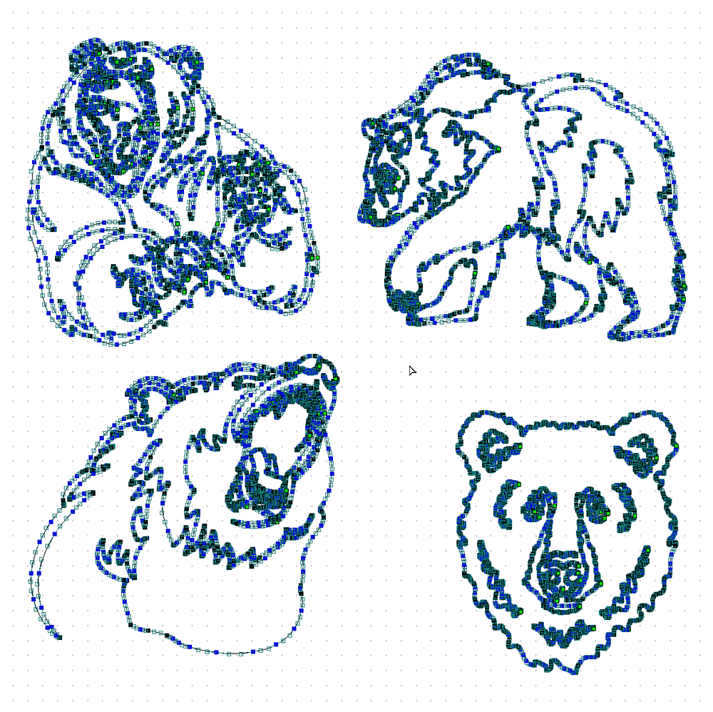 Grizzly Free Vector Pattern Node Editor