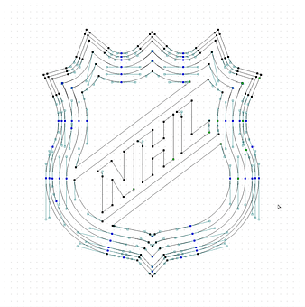 NHL Logo Vector Node Editor