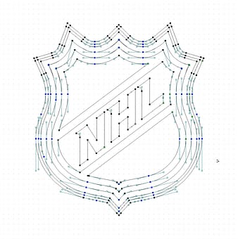 NHL Logo Vector Node Editor