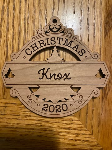 DIY Christmas Ornament - Knox