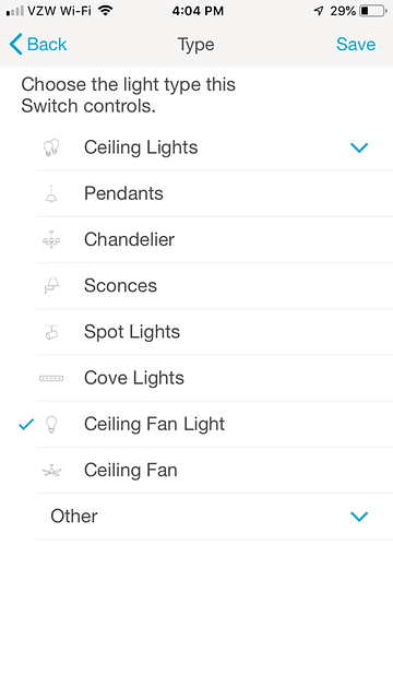 Sunroom Ceiling Fan Light Type Screen