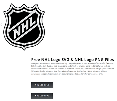 The National Hockey League Logo