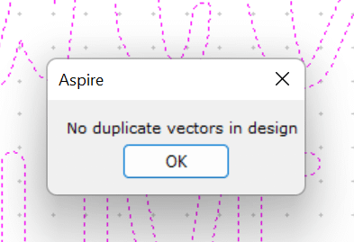 No Duplicate Vectors in Design