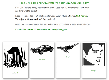 Free DXF Files and CNC Patterns Your CNC Can Cut Today