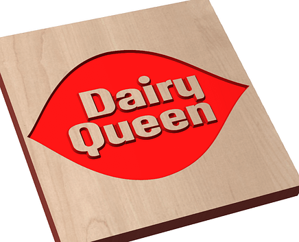 Dairy Queen Logo Simulator Result Angled