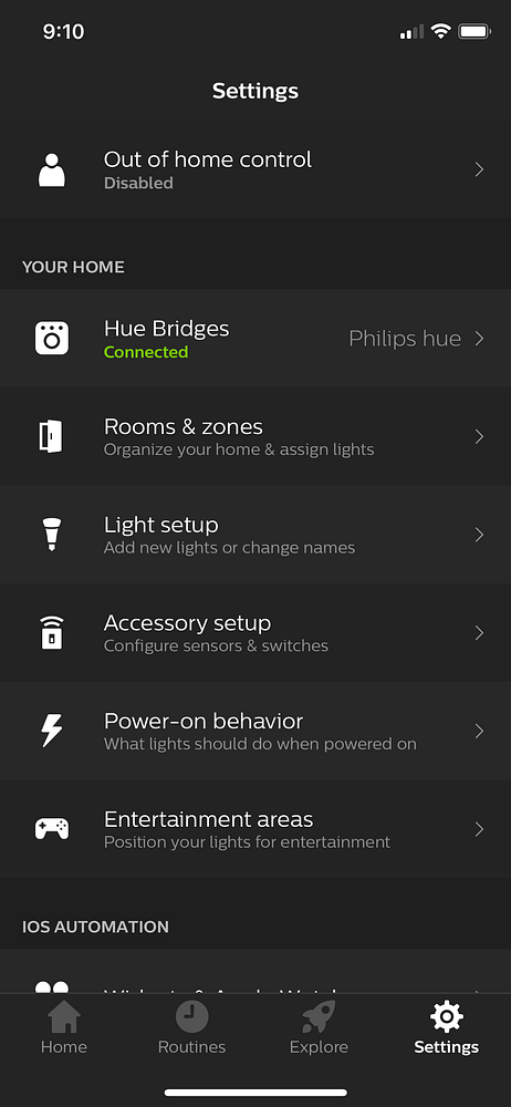 Hue Smartphone App Search for GELOPTO controller