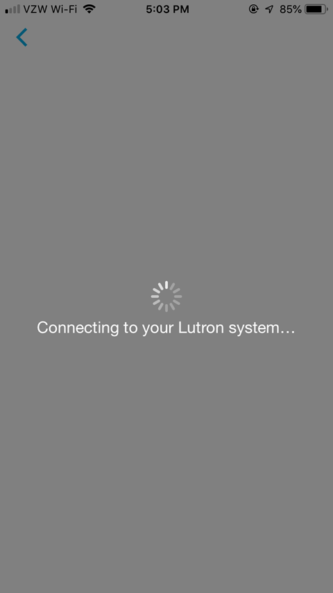 Sharing the Lutron Caseta App - Connecting