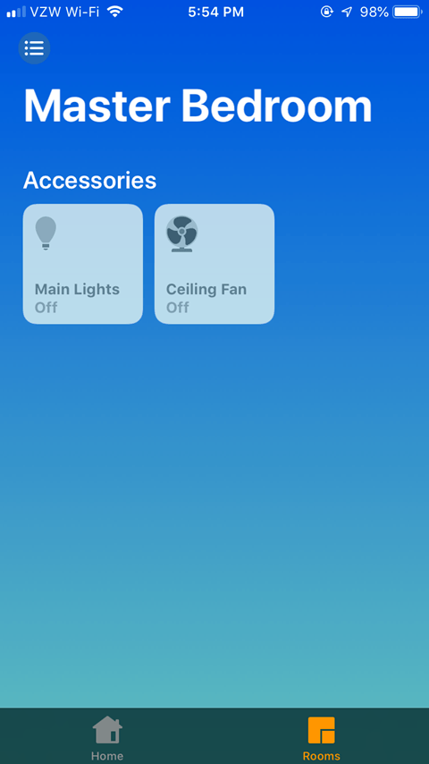 Sharing the Lutron Caseta App - Home System Added
