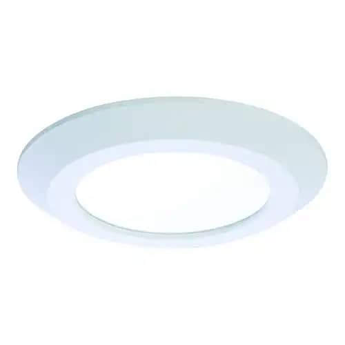 HALO SLD6 Integrated LED Recessed Trim Downlight 90 CRI 3000K CCT, White, 6 in.