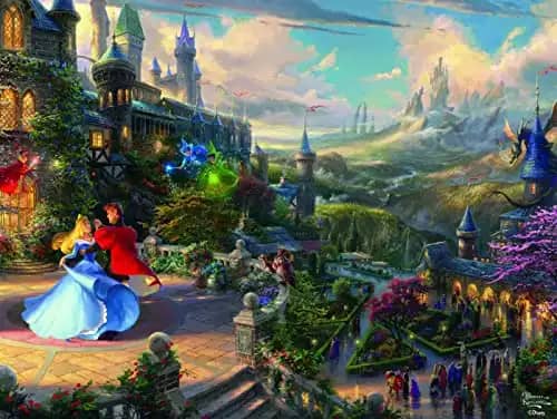 Ceaco - Thomas Kinkade - Disney Dreams Collection - Sleeping Beauty Enchanted - 750 Piece Jigsaw Puzzle