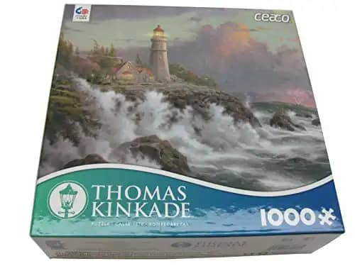 1000 Piece Thomas Kinkade 'Conquering the Storms' Jigsaw Puzzle (3310-52)