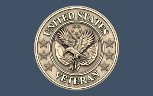 American Flag United States Veteran Eagle STL Model CNC - Etsy