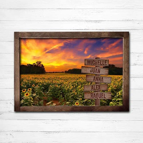 Sunflower Sunset Wood Sign Mother's Day Unique Custom - Etsy