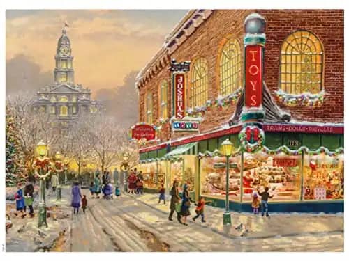 Ceaco - Thomas Kinkade - Disney Holiday - A Christmas Wish - 1000 Piece Jigsaw Puzzle