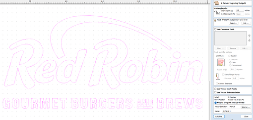 Red Robin Brand Vector Logos ToolPath
