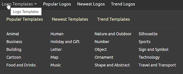 Seek Logo Templates Navigation