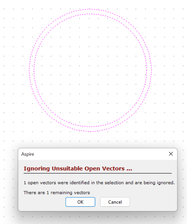 V-Carve Toolpath Open Vector