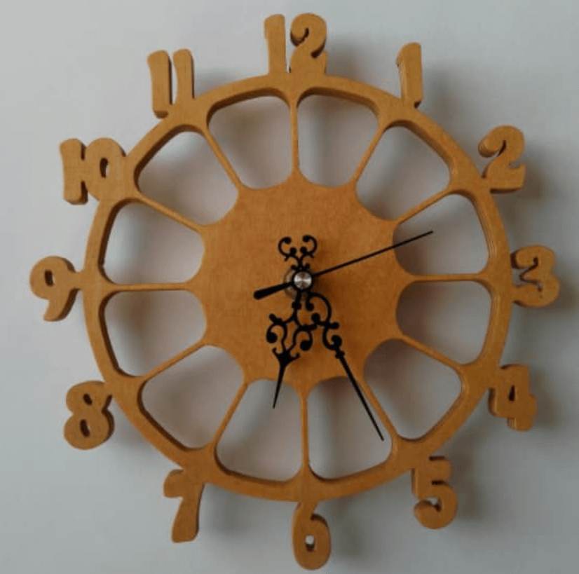 Wall Clock Design Free CNC Projects