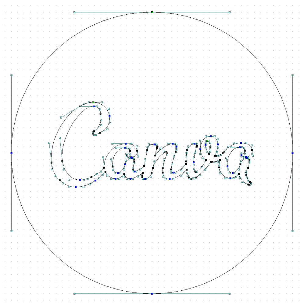 Canva Icon Vector Node Editor