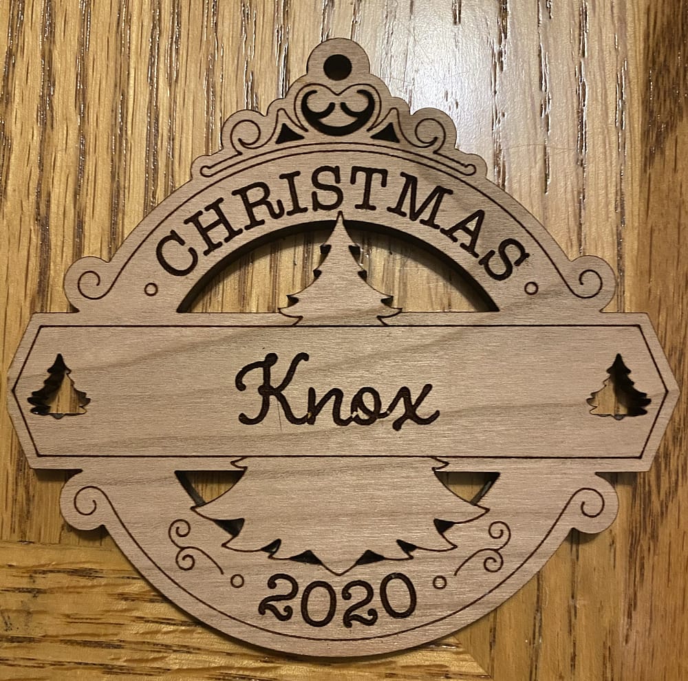 DIY Christmas Ornament - Knox
